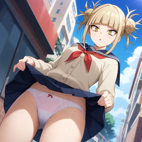 toga himiko height - The Afterglow That Felt Too Close to Name - AI generated square image in 1080x1080 resolution by @anon