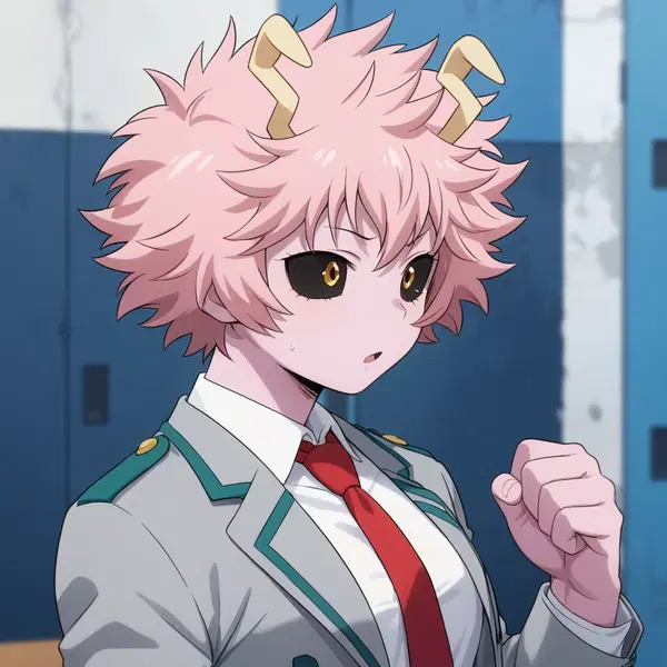 hentai mina ashido - The Hour Devotion Took Over - AI generated square image in 1080x1080 resolution by @anon