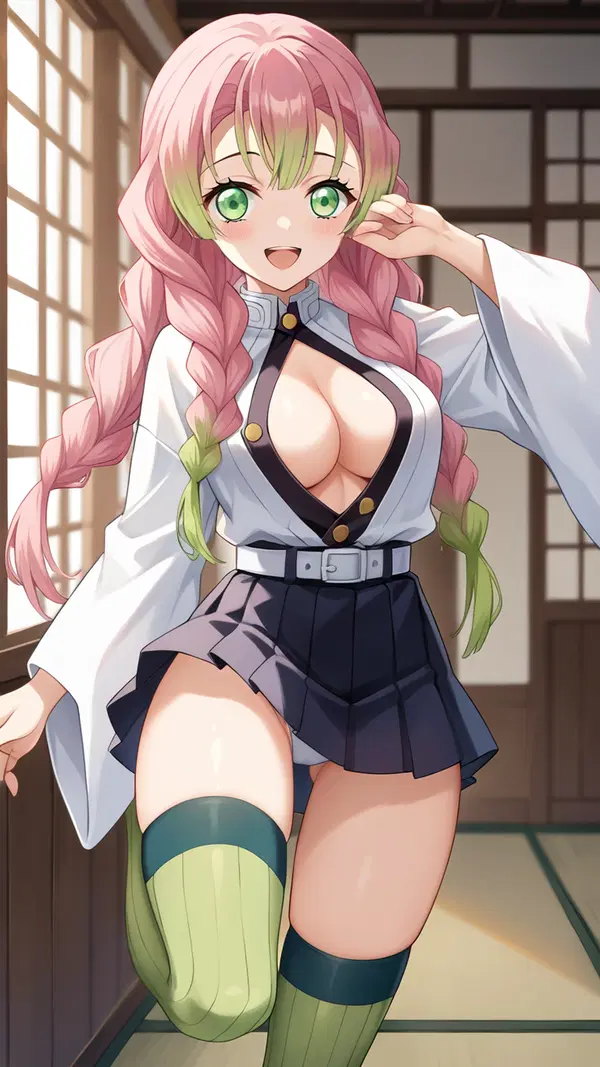 obanai x mitsuri rule 34 - The Static That Turned the Key - AI generated portrait image in 1080x1920 resolution by @anon