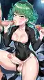 tatsumaki pee - A Gravity That Felt Like Falling - AI generated portrait image in 1080x1920 resolution by @anon