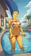 marge simpsons nackt - The Yearning That Learned to Sound Like Fate - AI generated portrait image in 1080x1920 resolution by @anon