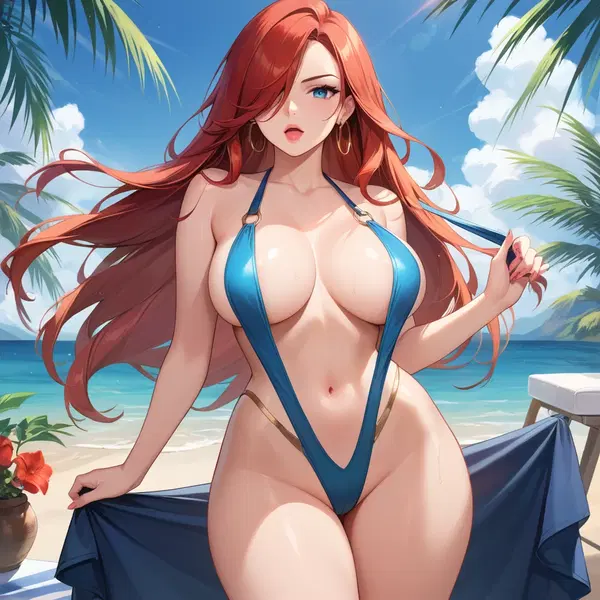 evelynn porn lol - An Afterglow That Became the Answer - AI generated square image in 1080x1080 resolution by @anon