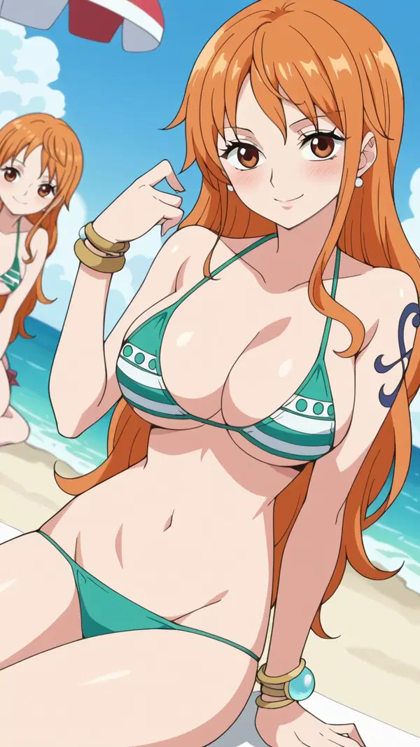 nami robin one piece - When the Dark Calls It Edge - AI generated portrait image in 1080x1920 resolution by @anon