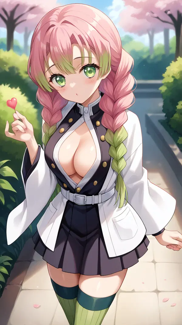 demon slayer sex videos - The Tension That Opened in Shadow - AI generated portrait image in 1080x1920 resolution by @anon