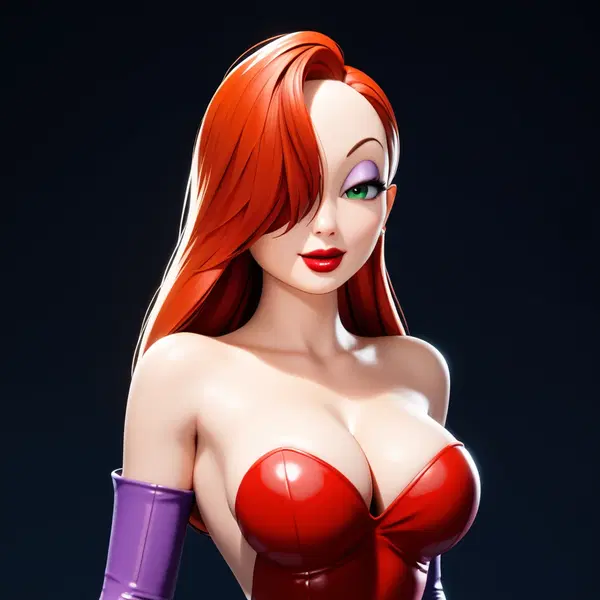 jessica rabbit 3d hentai - Cravings That Walk With Me - AI generated portrait image in 1080x1920 resolution by @anon