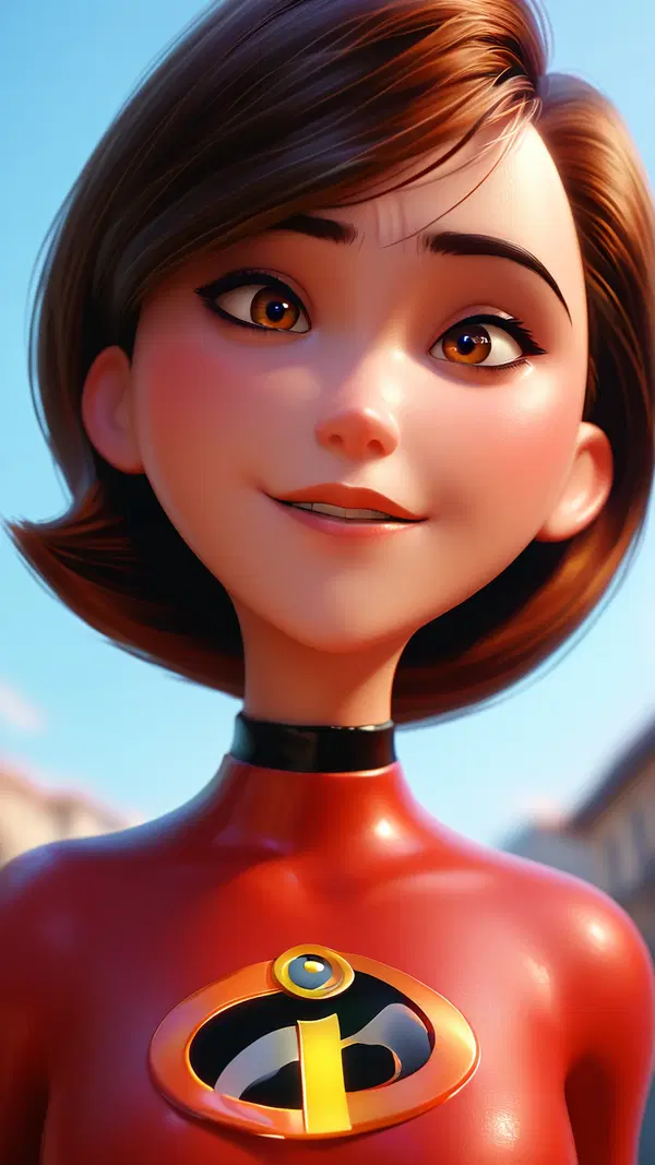 body elastigirl body - The Undertow That Turned Want Into Weather - AI generated portrait image in 1080x1920 resolution by Anonymous Creator