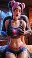 fortnite 3d sex - All That Fire Without Warning - AI generated portrait image in 1080x1920 resolution by @anon