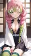 mitsuri kanroji xxx cosplay - The Long Way Into Ache - AI generated portrait image in 1080x1920 resolution by @anon