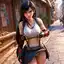 final fantasy cloud and tifa - An Obsession That Knew the Way Down - AI generated square image in 1080x1080 resolution by Anonymous Creator