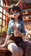 furry bbc porn - Burning in Ways That Feel Like a Gift - AI generated portrait image in 1080x1920 resolution by Anonymous Creator