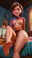elastigirl nudes - A Night Full of Dangerous Promises - AI generated portrait image in 1080x1920 resolution by @anon