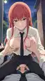 chainsaw man hentai animation - Burning for What the Night Offers - AI generated portrait image in 1080x1920 resolution by @anon