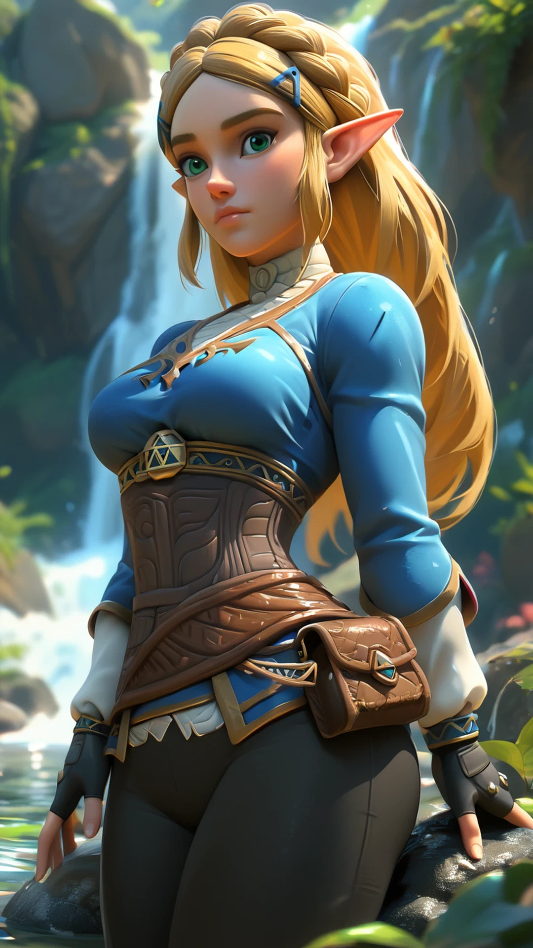 naked zelda gif - A Pressure That Made the Air Remember