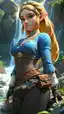 naked zelda gif - A Pressure That Made the Air Remember - AI generated portrait image in 1080x1920 resolution by @anon