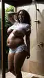 nude curvy erotic - A Promise That Broke the Quiet - AI generated portrait image in 1080x1920 resolution by @anon
