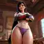 tifa final fantasy xxx - An Echo That Burned Without Sound - AI generated square image in 1080x1080 resolution by @anon