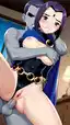 raven teen titans png - The Burn That Opened in Shadow - AI generated portrait image in 1080x1920 resolution by @anon