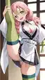demon slayer nezuko cosplay xxx - Lust That Wakes at Midnight - AI generated portrait image in 1080x1920 resolution by @anon