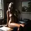 ai naked ladies - A Flame That Cut Through Silence - AI generated square image in 1080x1080 resolution by @anon