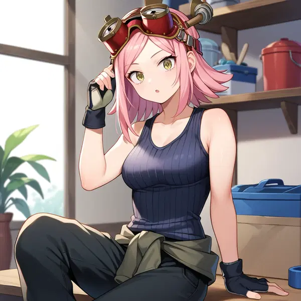 mei hatsume boobs - A Surrender That Became My Only Direction - AI generated square image in 1080x1080 resolution by @anon
