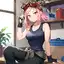 mei hatsume boobs - A Surrender That Became My Only Direction - AI generated square image in 1080x1080 resolution by Anonymous Creator