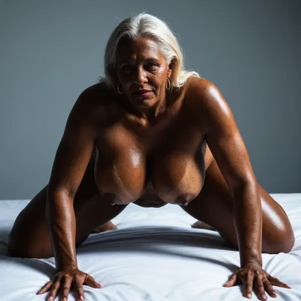 blonde milf mom porn - The Hour Longing Took Over - AI generated square image in 1080x1080 resolution by @anon