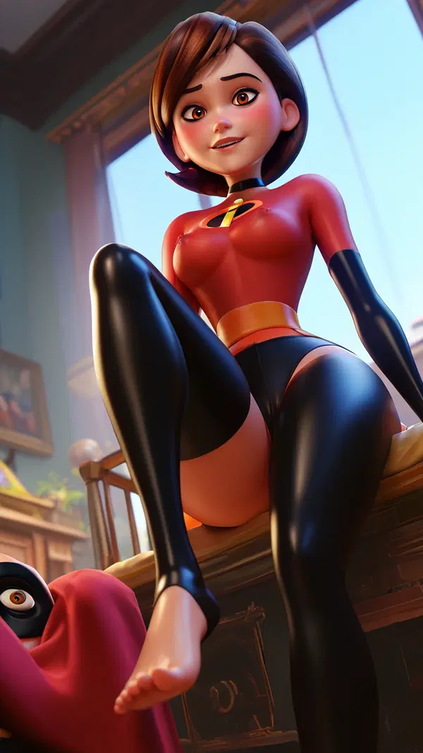 voice actor for elastigirl - This Undertow With No Easy Exit - AI generated portrait image in 1080x1920 resolution by Anonymous Creator