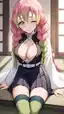 mitsuri cosplay nude - The Promise That Learned My Name - AI generated portrait image in 1080x1920 resolution by @anon