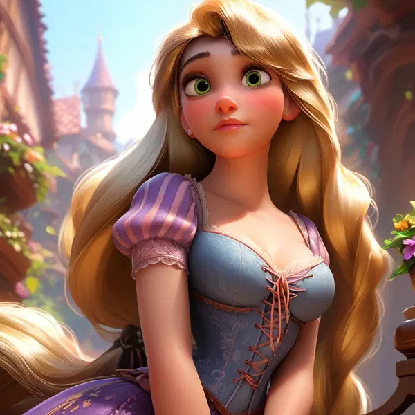 princess eilonwy ai art - The Secret That Forgot How to Leave - AI generated square image in 1080x1080 resolution by @anon