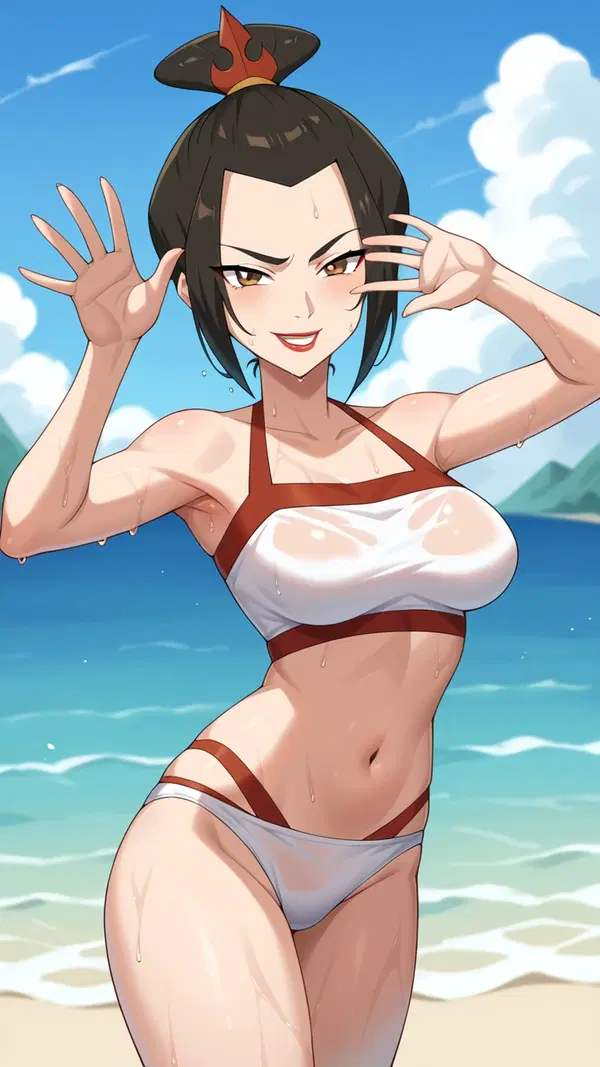 avatar last airbender r34 - The Danger That Carried Too Much Heat - AI generated portrait image in 1080x1920 resolution by Anonymous Creator