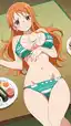 one piece nami sus - Passion That Swallows Everything Whole - AI generated portrait image in 1080x1920 resolution by @anon
