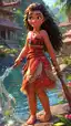 moana cosplay nsfw - The Darkness That Felt Too Close to Name - AI generated portrait image in 1080x1920 resolution by @anon
