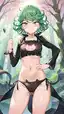 ahegao tatsumaki - The Longing That Opened in Shadow - AI generated portrait image in 1080x1920 resolution by @anon