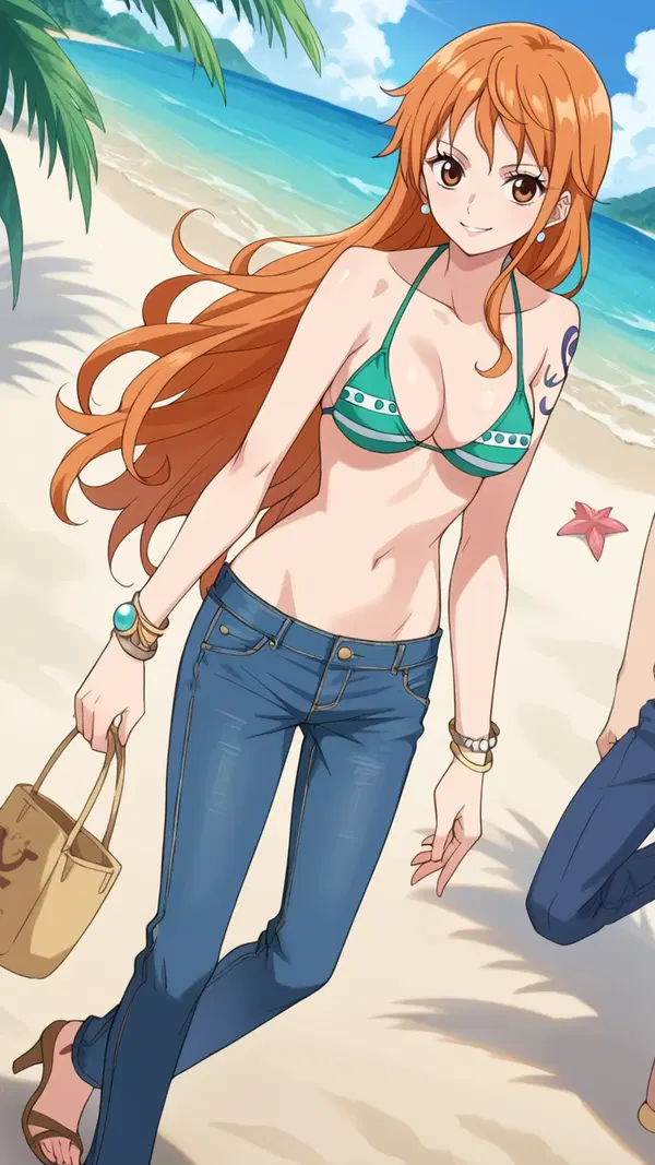 one piece nude filter uncensored - Heat That Breaks Through the Quiet - AI generated portrait image in 1080x1920 resolution by @anon