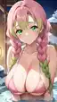 mitsuri x tanjiro hentai - A Reverie That Broke the Quiet - AI generated portrait image in 1080x1920 resolution by @anon