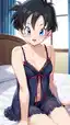 dragon ball super bulla - An Afterglow That Knew Where to Find Me - AI generated portrait image in 1080x1920 resolution by @anon