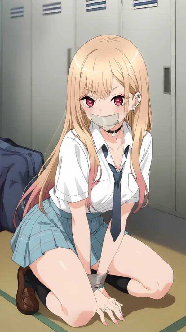 my dress up darling hentai juju - The Spark That Made Hunger Look Holy - AI generated portrait image in 1080x1920 resolution by @anon