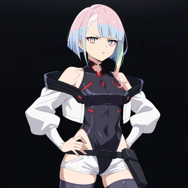 cyberpunk lucy sexy - Sinful Nights We Cannot Forget - AI generated square image in 1080x1080 resolution by @anon