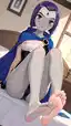 ariela raven porn - A Friction That Outran the Morning - AI generated portrait image in 1080x1920 resolution by @anon