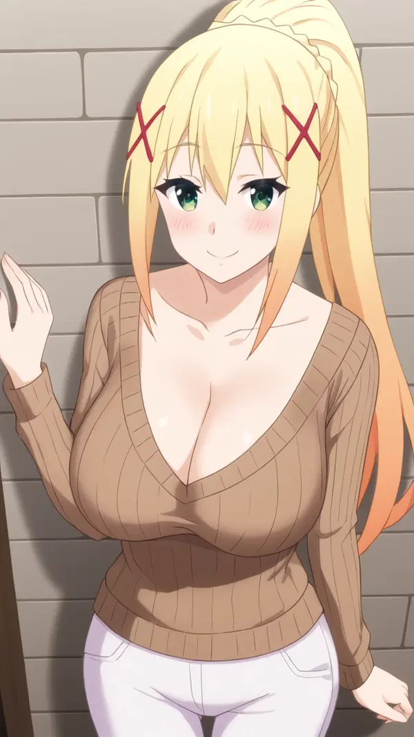 konosuba sylvia hentai - Pleasure That Holds Me in Its Hands - AI generated portrait image in 1080x1920 resolution by @anon