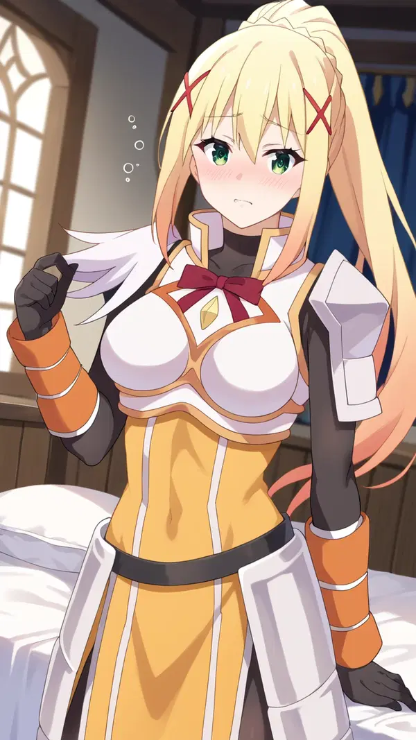 hentai aqua konosuba - Heat That Feels Inevitable - AI generated portrait image in 1080x1920 resolution by @anon