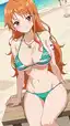 one piece nami drawing - Lust That Grew Into a Whole Universe - AI generated portrait image in 1080x1920 resolution by @anon
