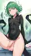 tatsumaki tornado - The Ember That Stayed Beneath My Skin - AI generated portrait image in 1080x1920 resolution by @anon