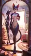 shemale furry sex - The Friction That Stayed After Midnight - AI generated portrait image in 1080x1920 resolution by @anon