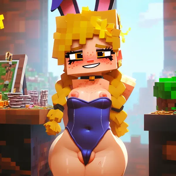 slime minecraft porn - The Velvet That Breathed Under the Surface - AI generated square image in 1080x1080 resolution by @anon