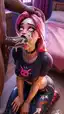 Fortnite R34 - Lust That Tastes Like a Lie - AI generated portrait image in 1080x1920 resolution by Anonymous Creator
