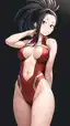 mha naked gif - The Pleasure That Lives in Silence - AI generated portrait image in 1080x1920 resolution by @anon