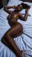 porn big tits ebony - A Midnight That Made Its Own Rules - AI generated portrait image in 1080x1920 resolution by @anon