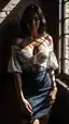 ai porn cumshots - The Thirst That Turned Into Weather - AI generated portrait image in 1080x1920 resolution by @anon