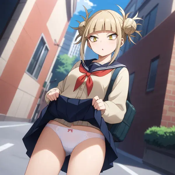 himiko toga porn gif - A Warning Written as Trace - AI generated square image in 1080x1080 resolution by @anon
